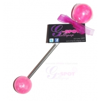 G-SPOT LOLLIPOP DOUBLE PINK MEDIUM